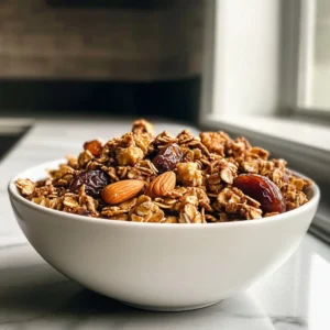 Cardamom Date Walnut Granola, vegan gluten-free