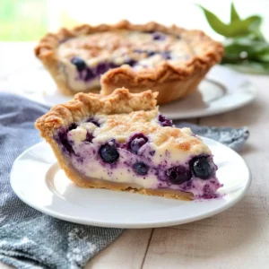 Creamy Blueberry Pie