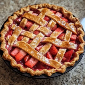 Strawberry Rhubarb Pie