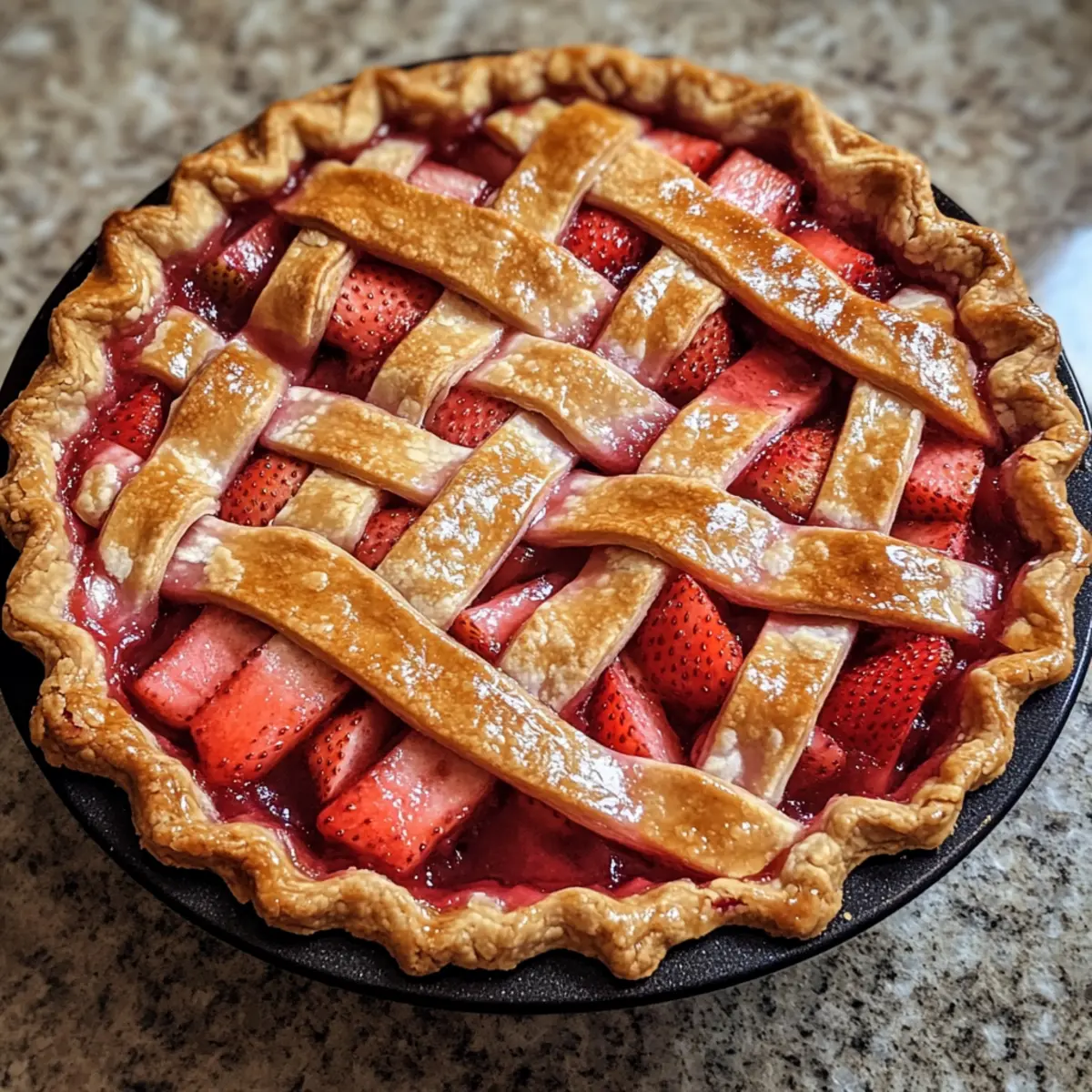 Strawberry Rhubarb Pie