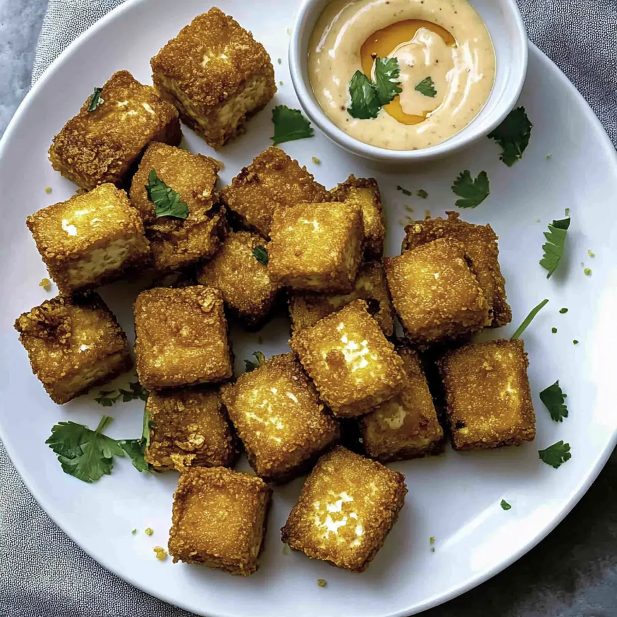 Super Crispy Fried Silken Tofu