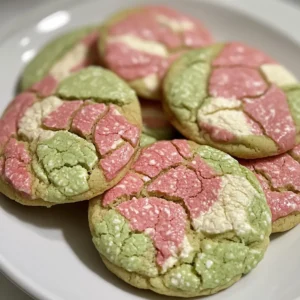 30-Minute Strawberry Matcha Neapolitan Cookies