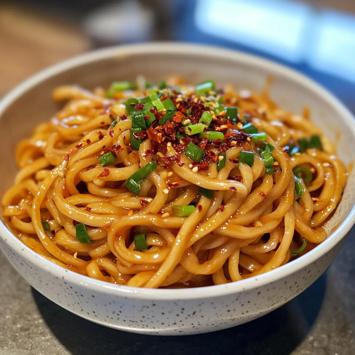Spicy Garlic Chilli Noodles