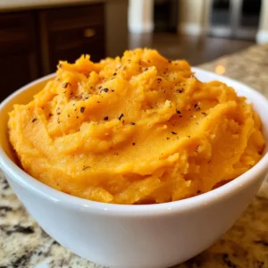 Vanilla Whipped Sweet Potatoes