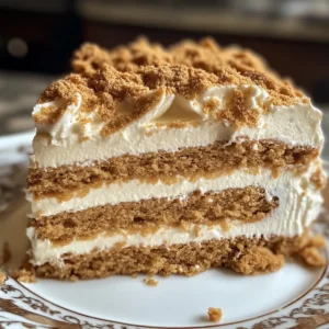 Biscoff Icebox Cake