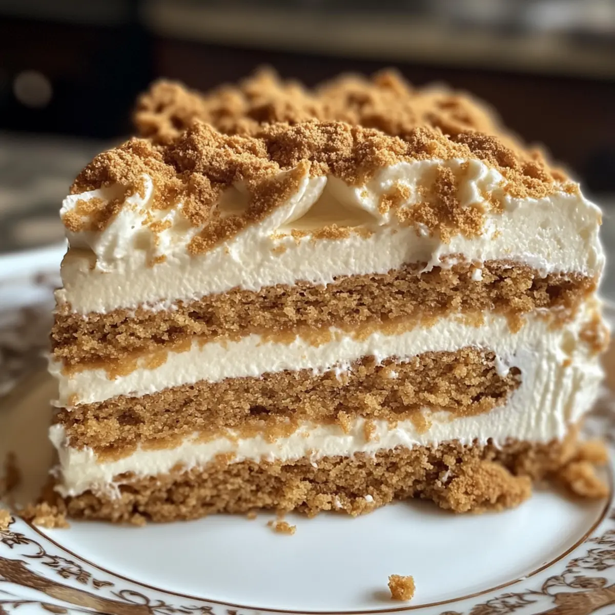 Biscoff Icebox Cake