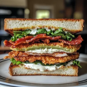 Crunchy Fried Green Tomato Sandwich