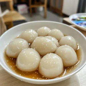 Brown Sugar Glutinous Rice Balls
