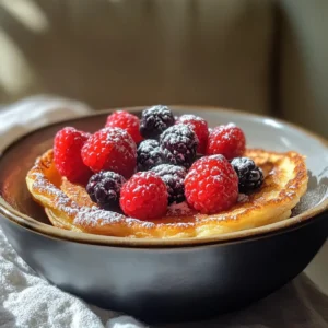 Mini Dutch Baby Pancakes