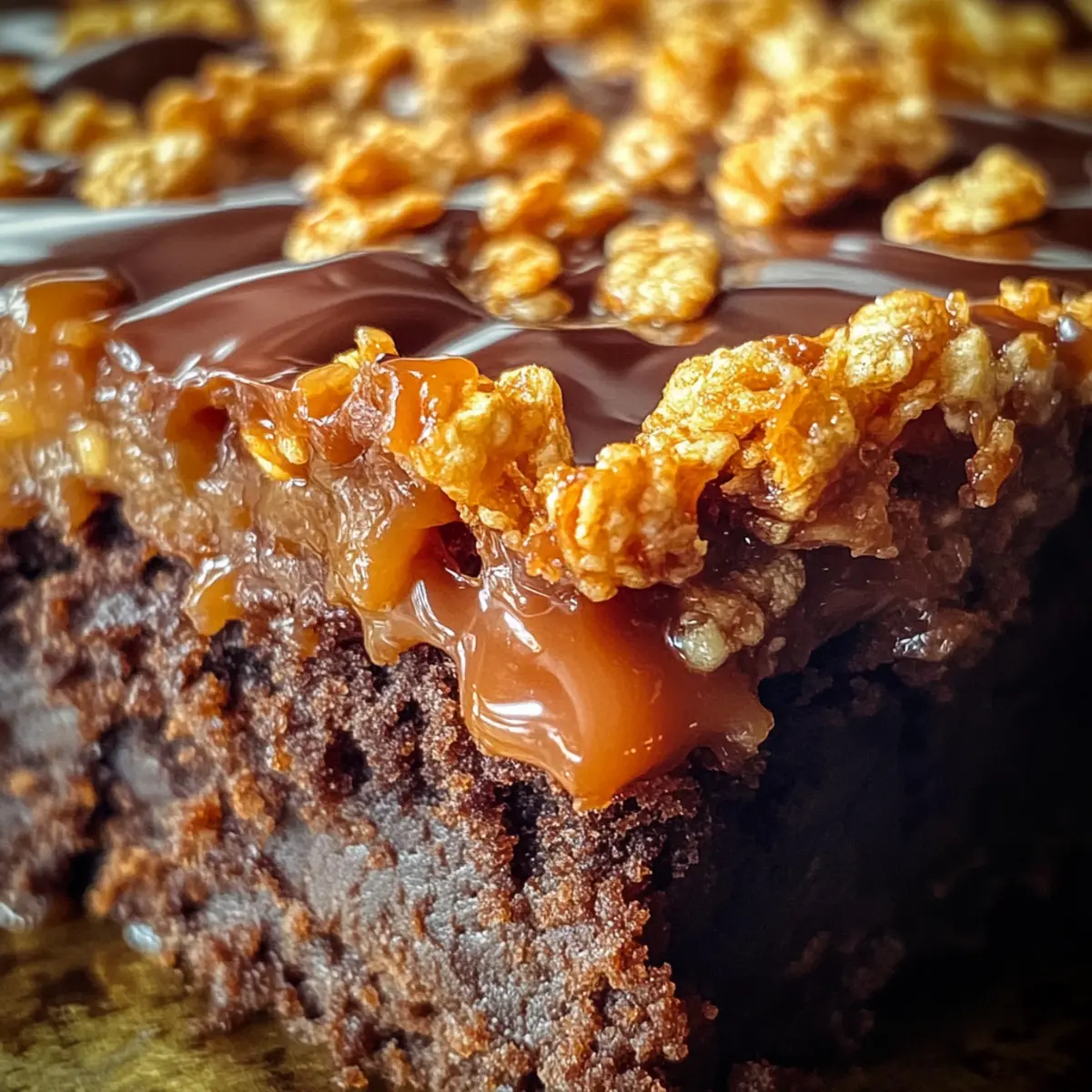 Caramel Crunch Brownies