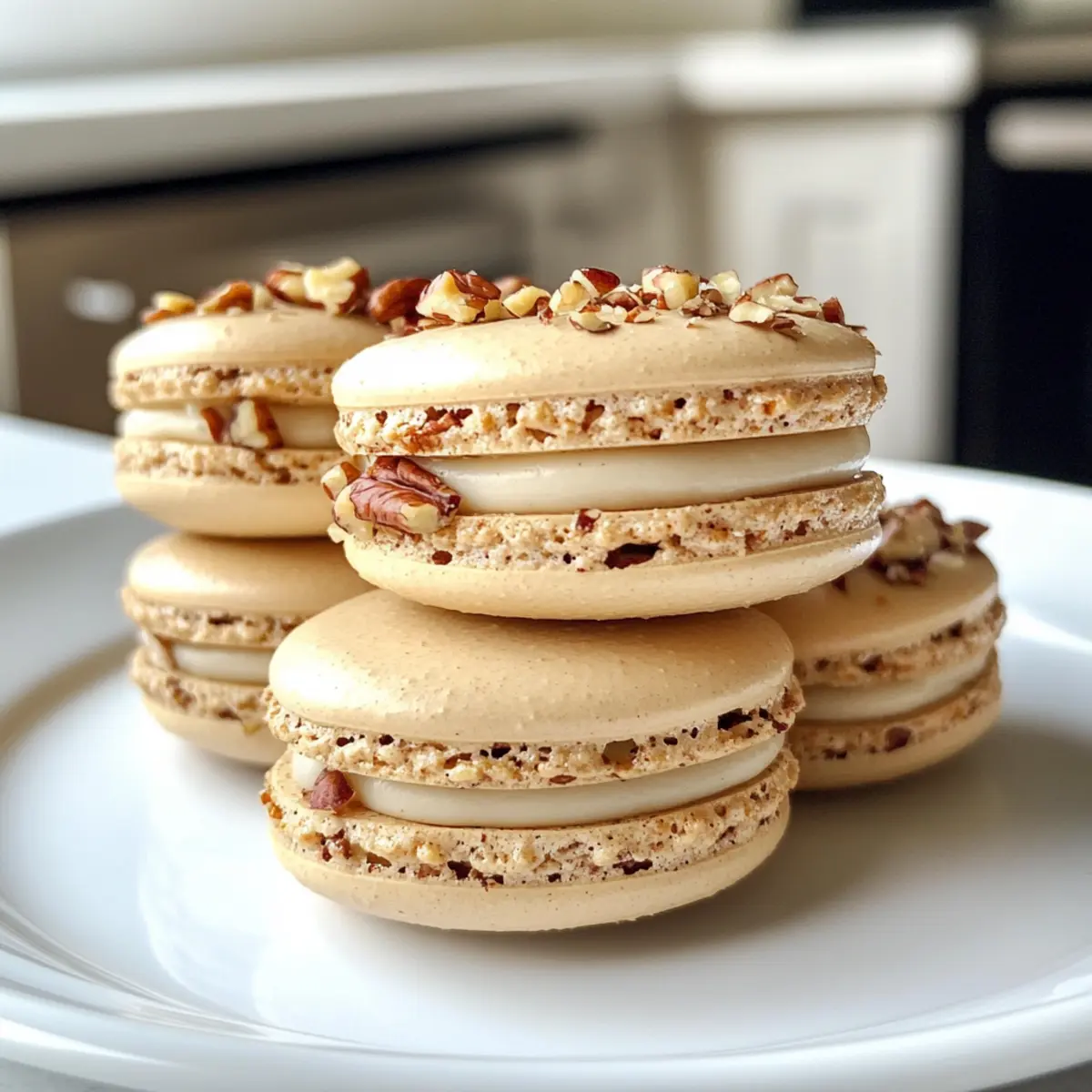 Maple Pecan Macarons