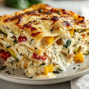 Loaded Veggie White Lasagna