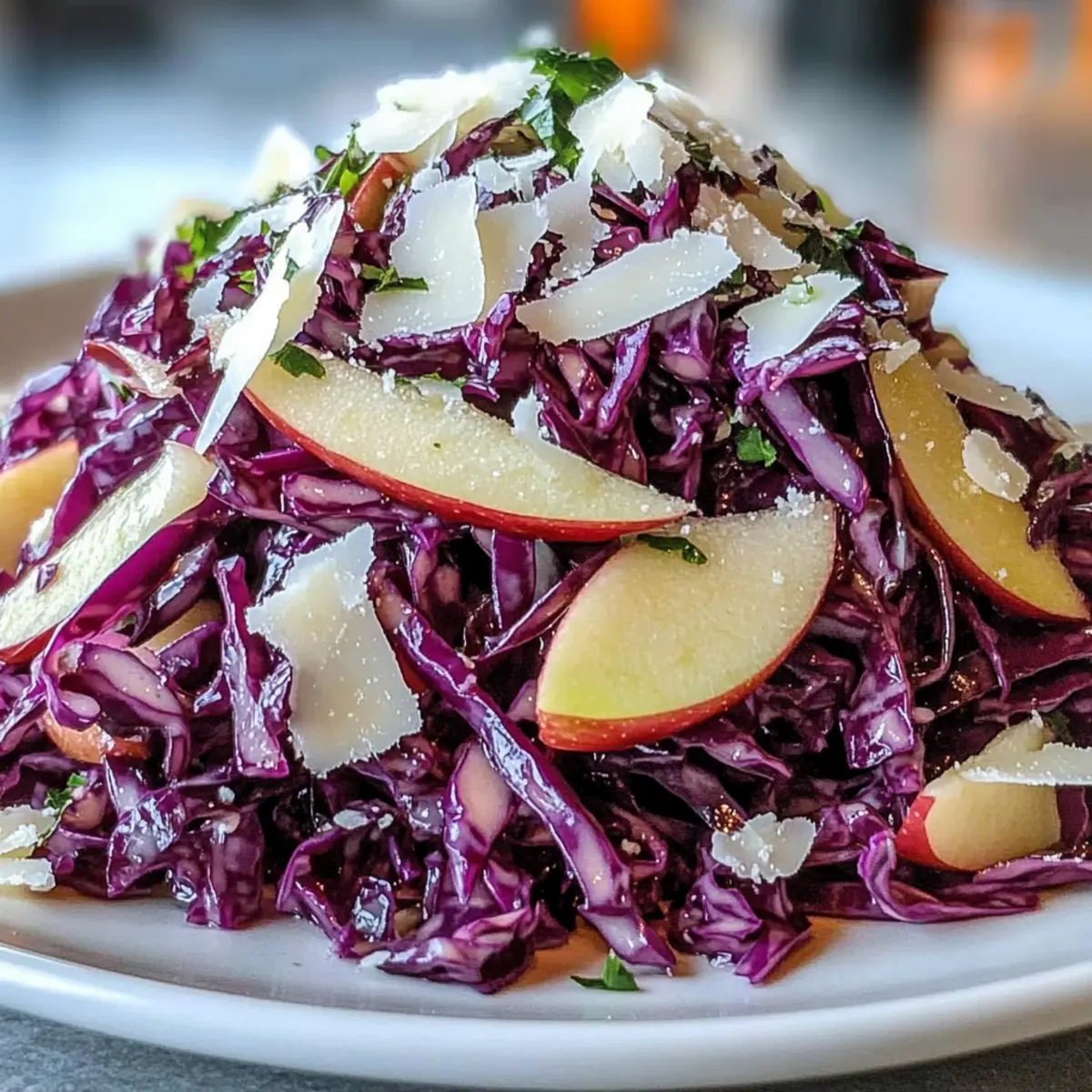 Red Cabbage Coleslaw