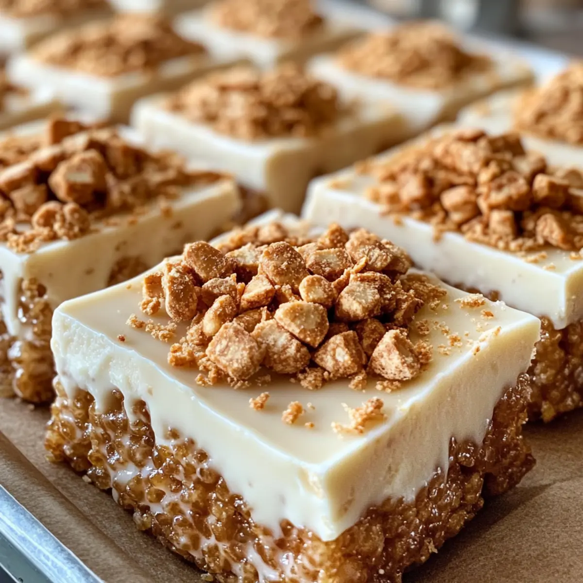 Biscoff Rice Krispie Treats