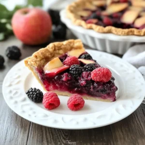 Homemade Razzleberry Pie