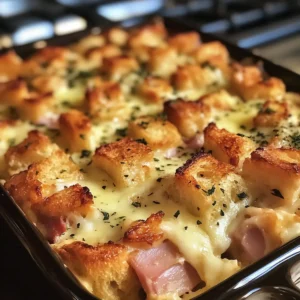 Croque Madame Breakfast Casserole