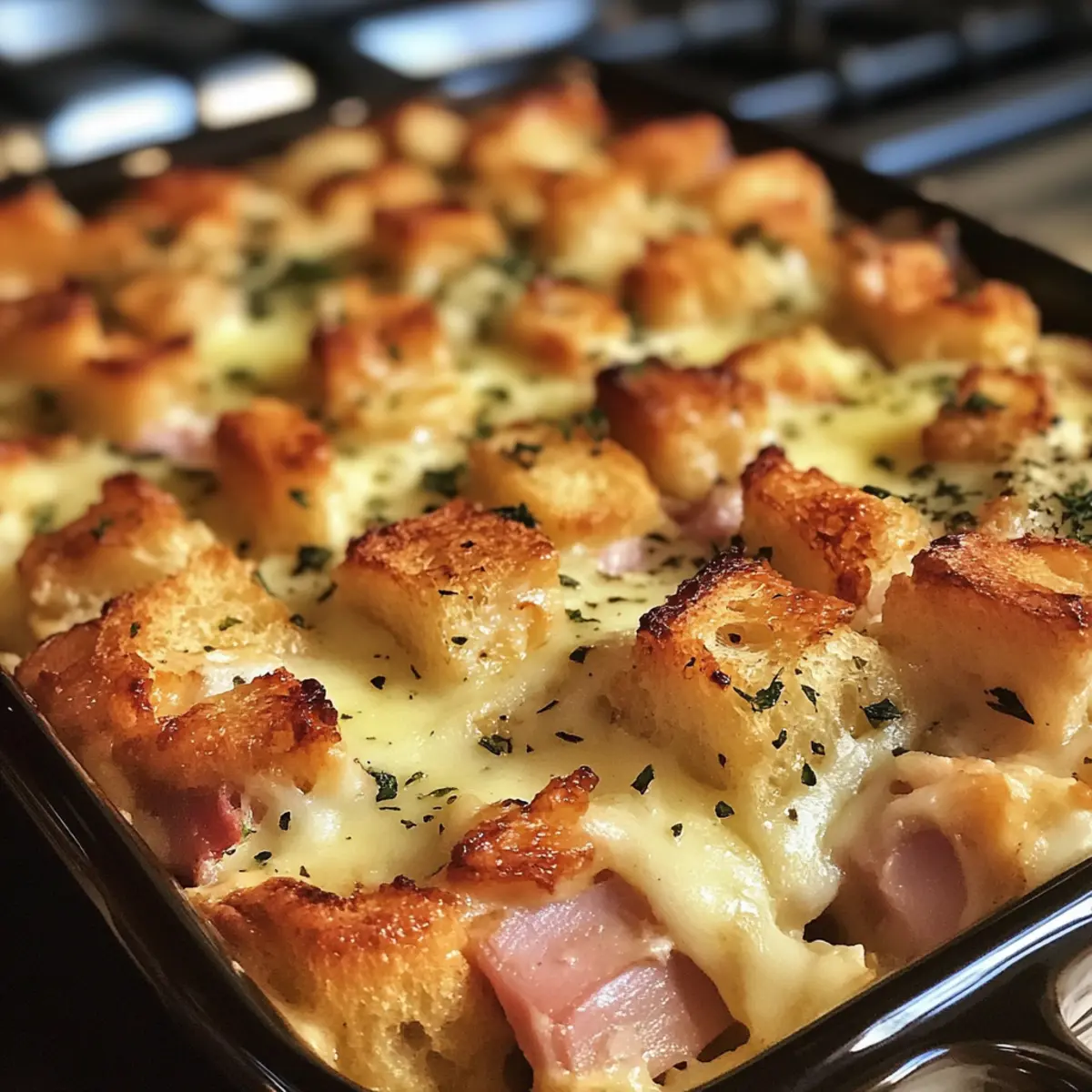 Croque Madame Breakfast Casserole