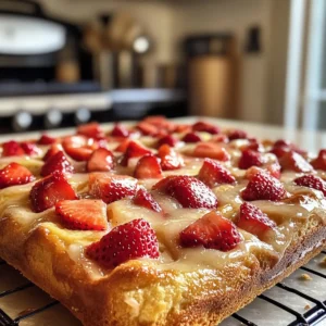 Strawberry Lemonade Sourdough Focaccia