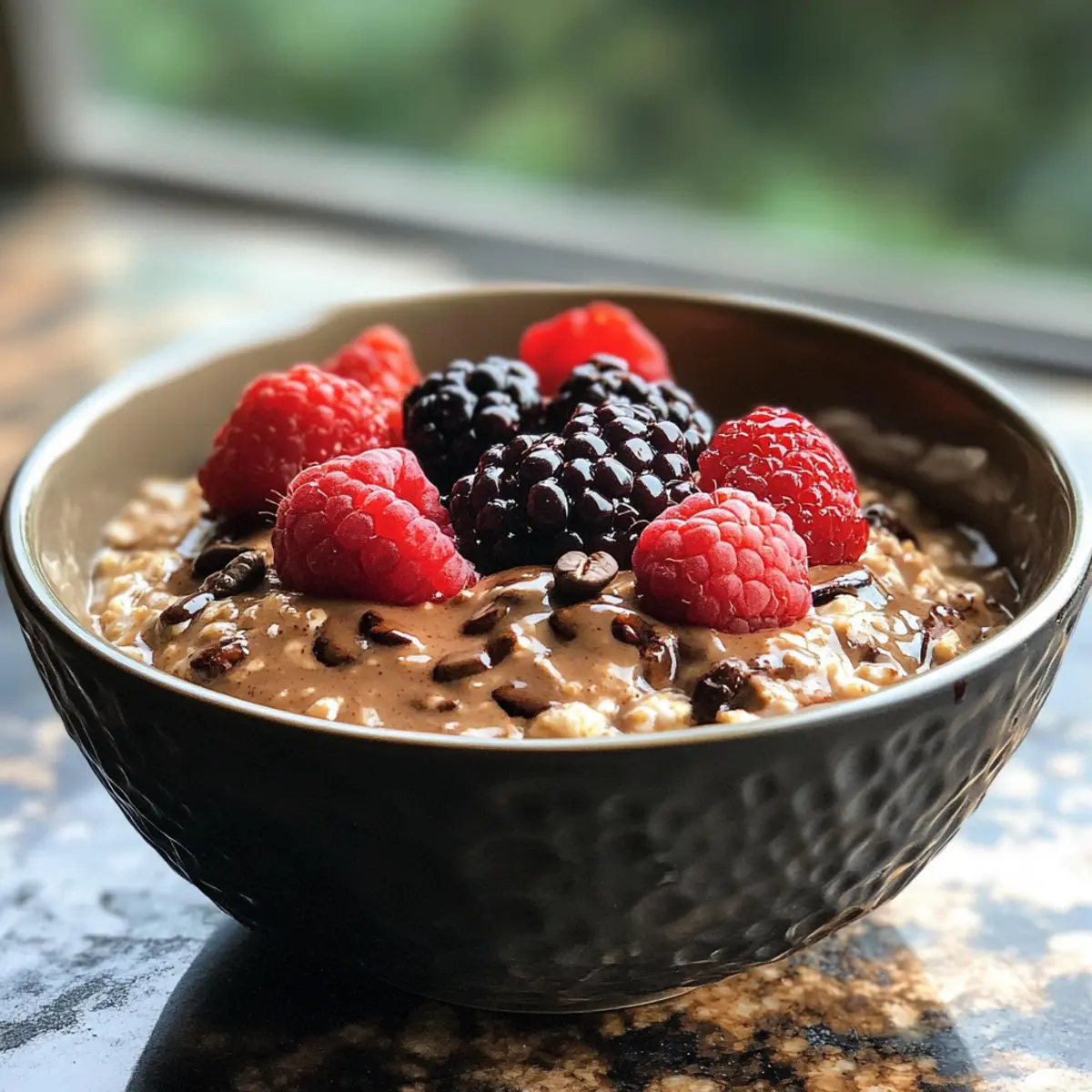 Mocha Coffee Overnight Oats