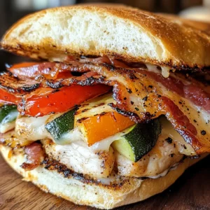 Grilled Chicken Bacon Pepper Jack Ciabatta