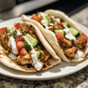 Sheet Pan Chicken Pitas