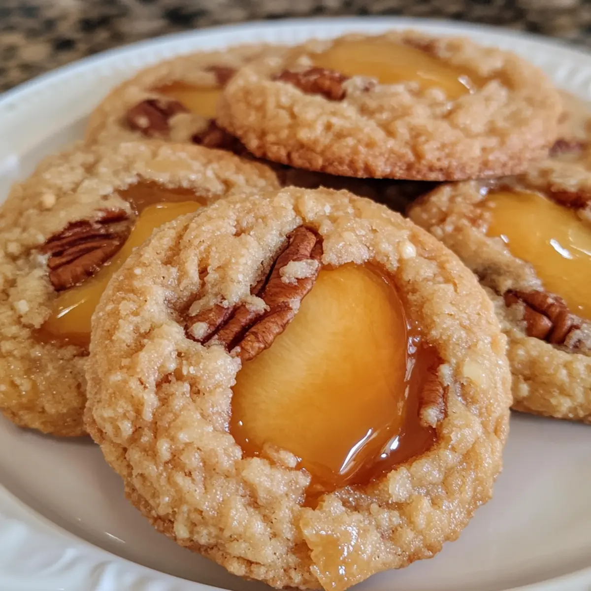 Whimsical Peach Cookies