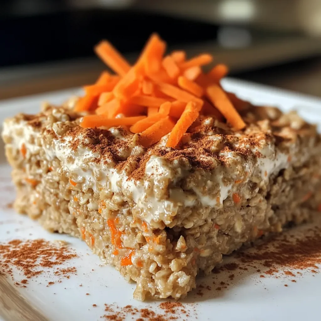Carrot Cake Baked Oatmeal