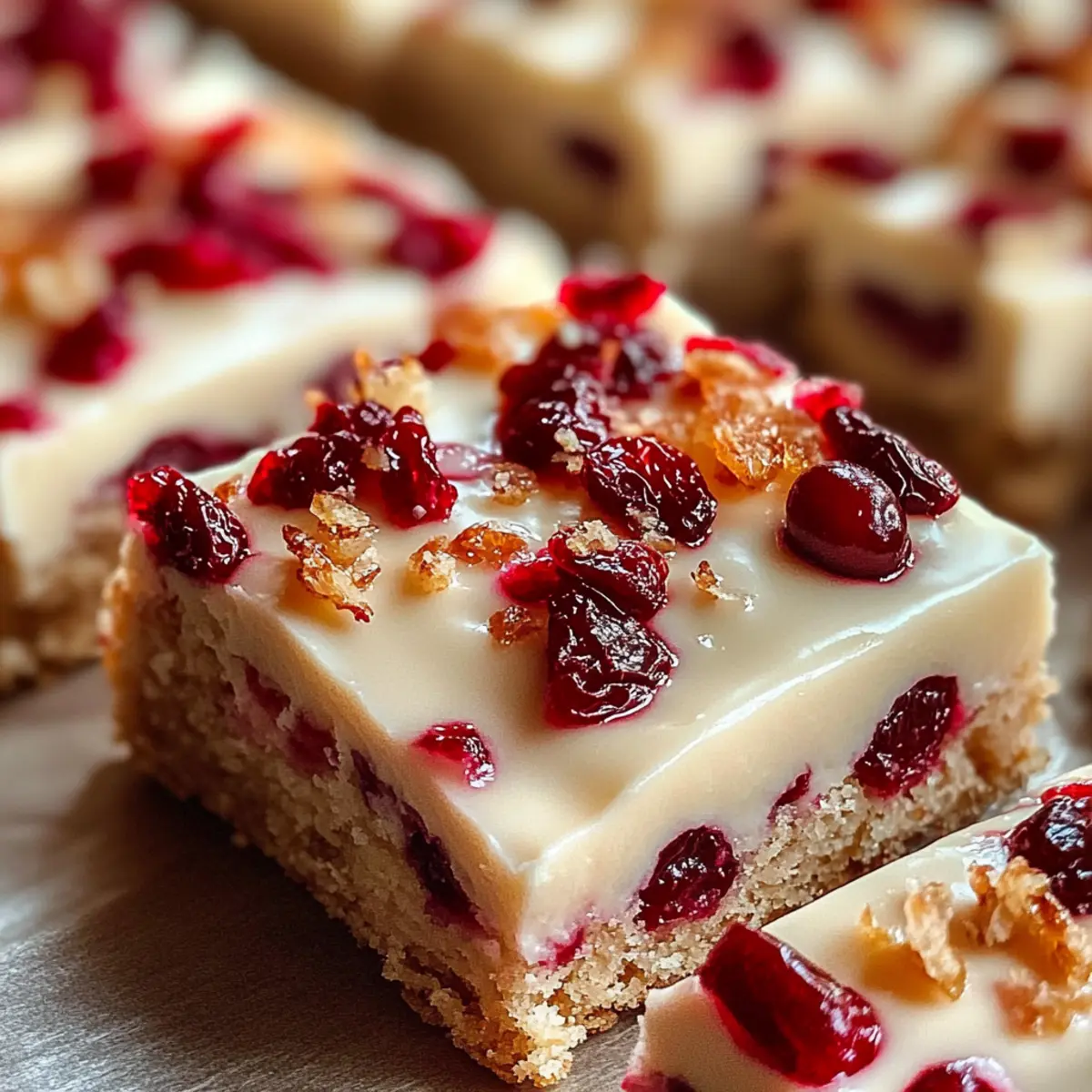 Tasty Starbucks Copycat Cranberry Bliss Bars