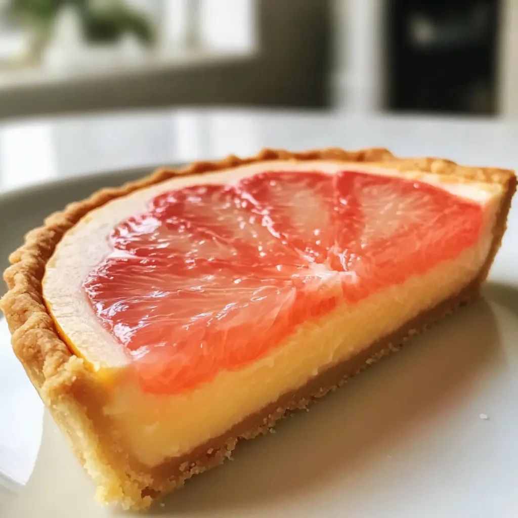 Zesty Grapefruit Curd Tart