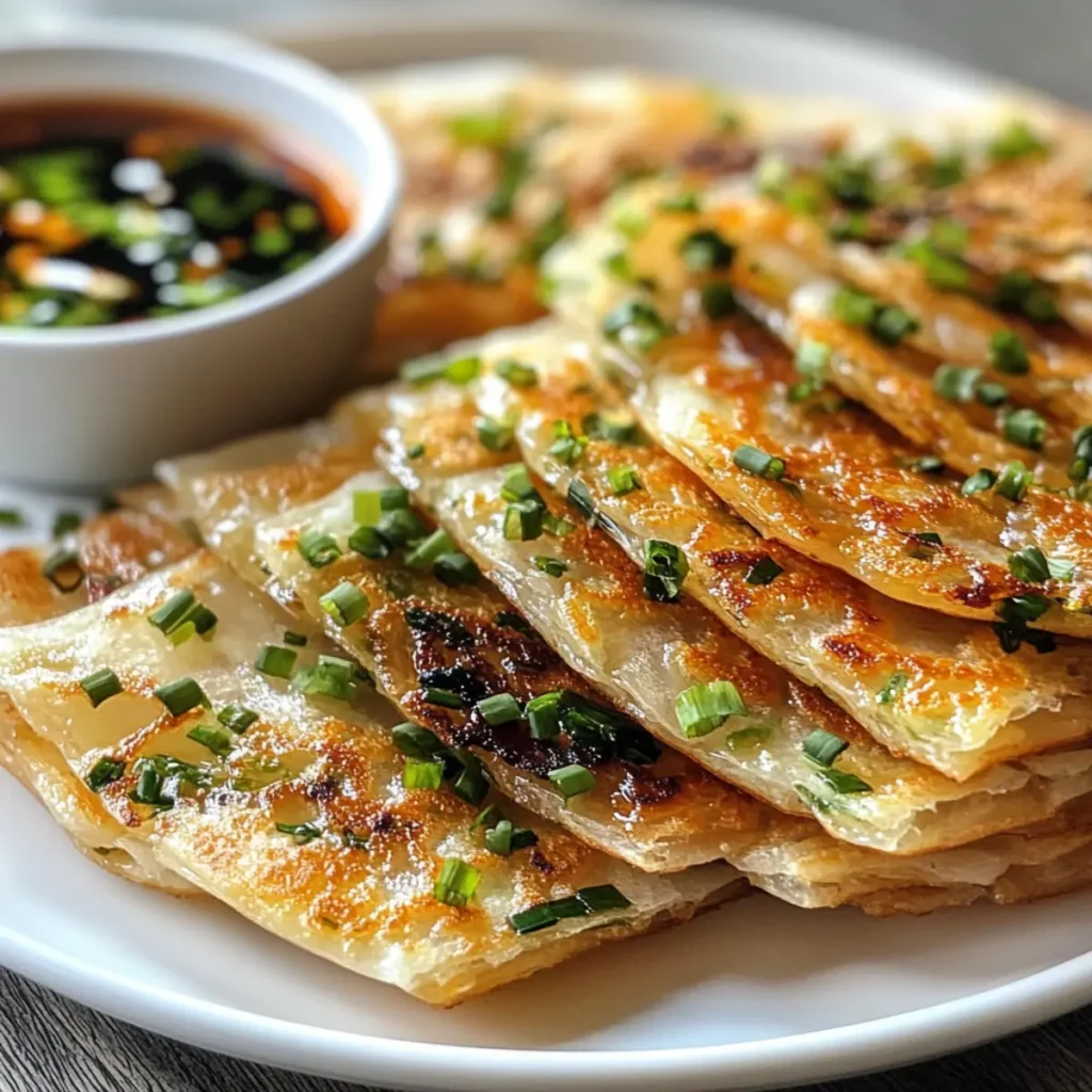 Rice Paper Scallion Pancakes
