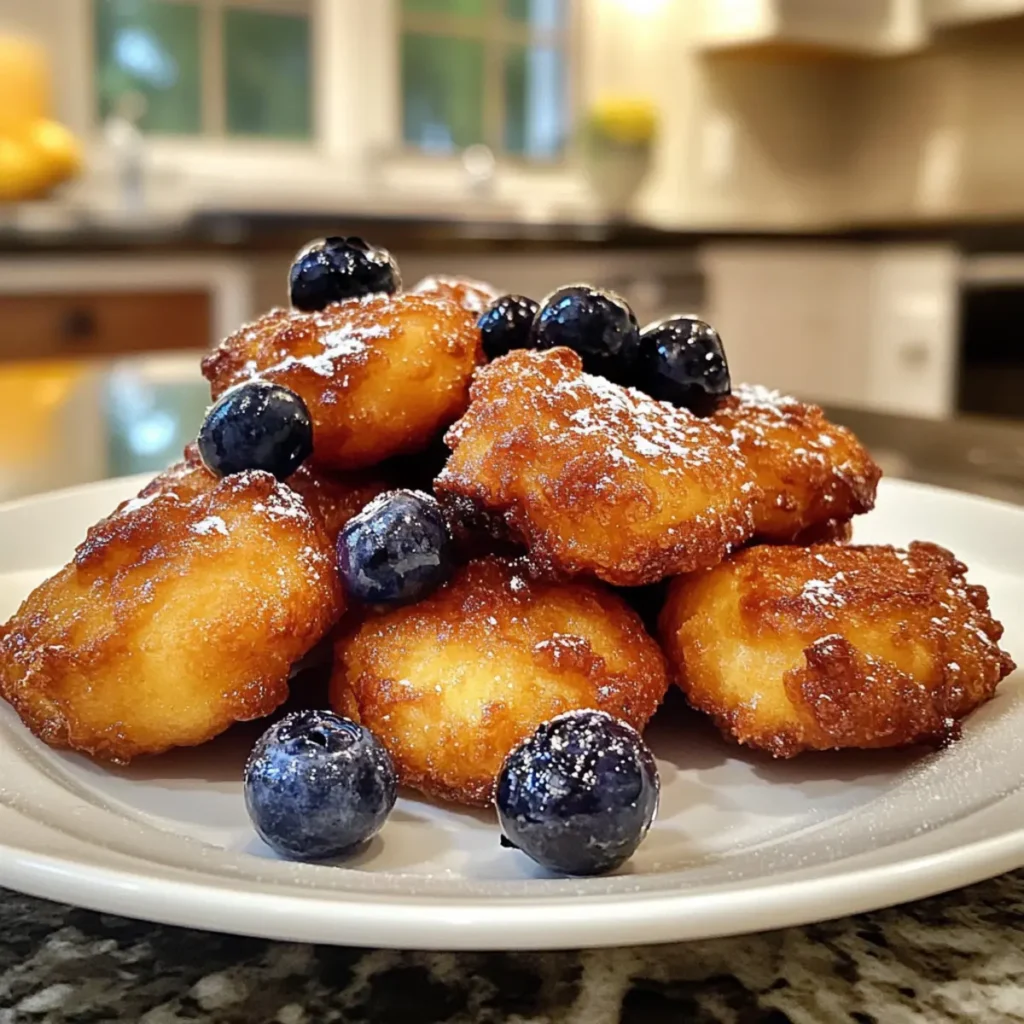 Blueberry Fritters