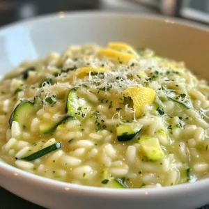 Courgette and Lemon Risotto
