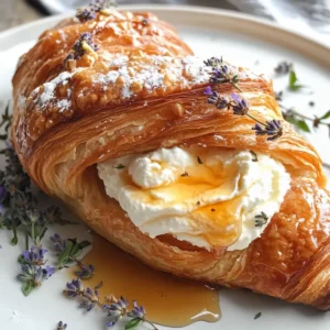 Whipped Ricotta with Honey Croissants