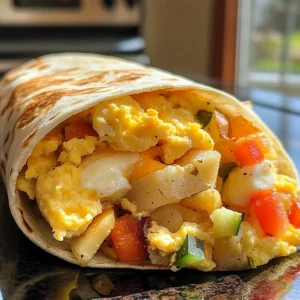 20-Minute Egg Breakfast Wraps