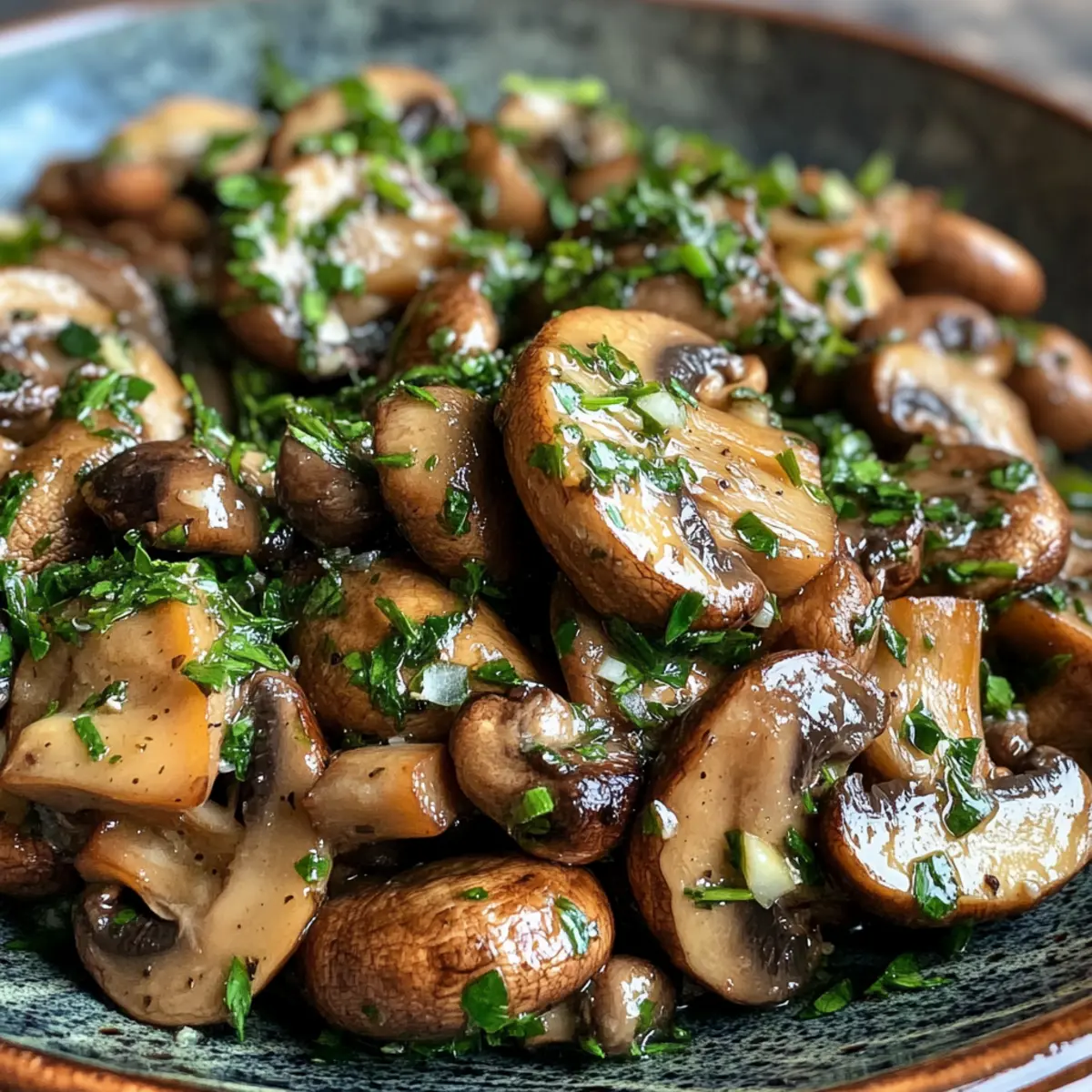 Herb Butter Sautéed Mushrooms