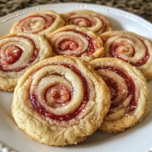 Strawberry Rhubarb Swirl Sugar Cookies