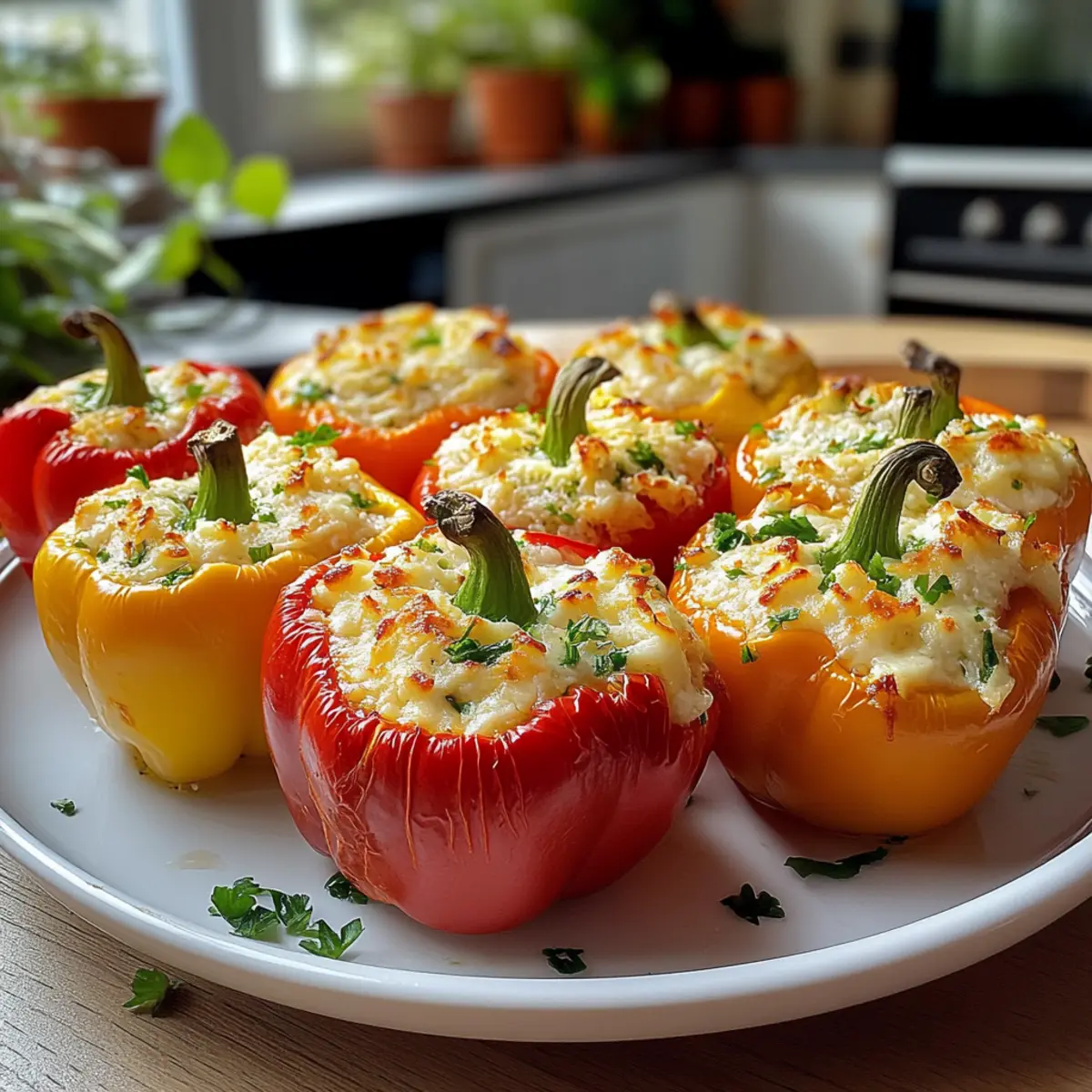 Balkan Stuffed Peppers