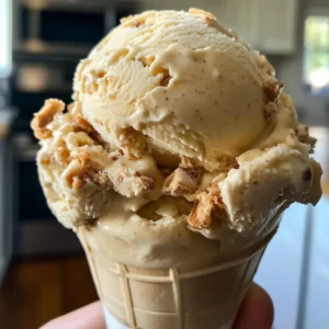 Creamy Coffee Toffee Ice Cream