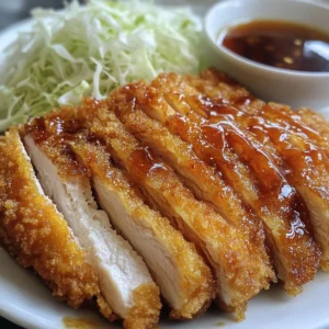 Crispy Chicken Katsu with Tangy Yuzu Tonkatsu Sauce