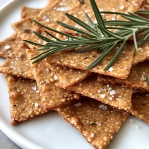 Crispy Paleo Almond Flour Crackers