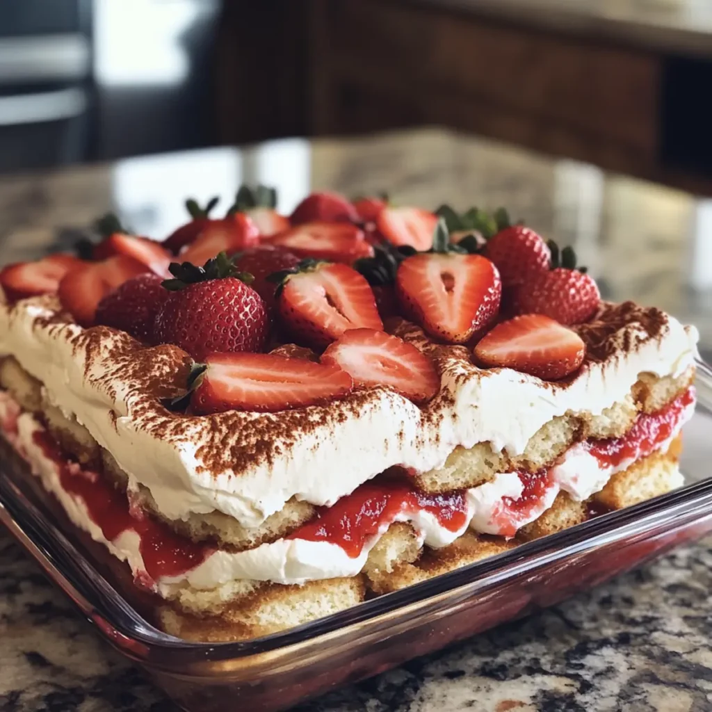 Strawberry Tiramisu