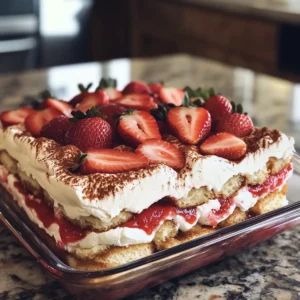 Strawberry Tiramisu